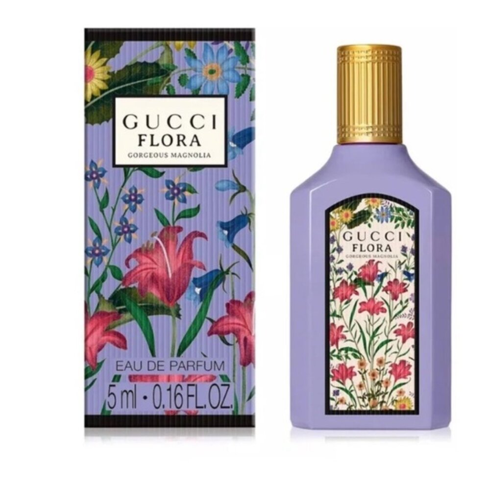 🆕 NIB 🌺 Gucci Flora “Gorgeous Magnolia” EDP 5ml MINI